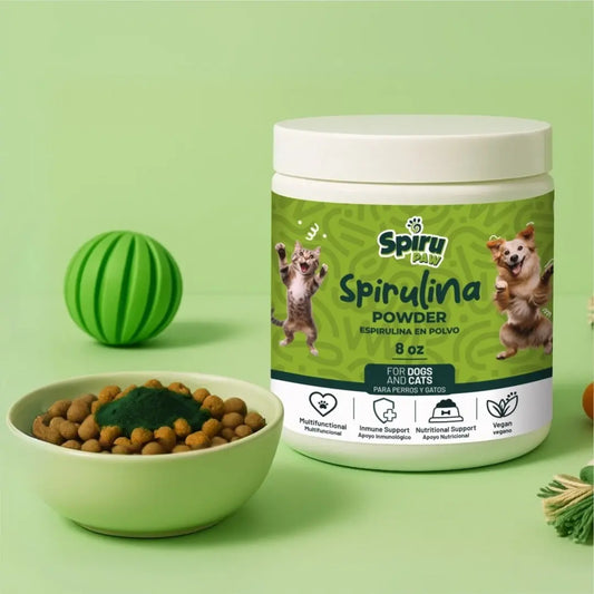Espirulina en polvo SPIRU PAW para perros y gatos 227g + ENVÍO GRATIS A TODO EL PAÍS