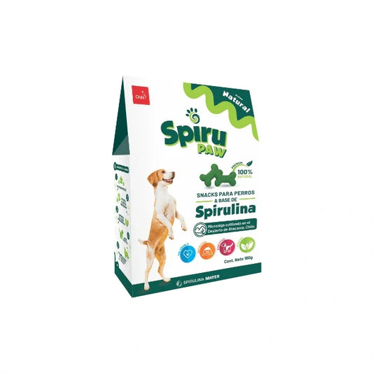 Snack para perros a base de Espirulina SPIRU PAW 180g