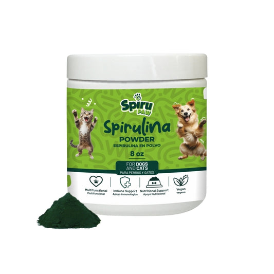 Espirulina en polvo SPIRU PAW para perros y gatos 227g + ENVÍO GRATIS A TODO EL PAÍS