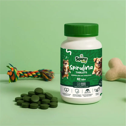 Espirulina en tabletas + Snack para perros a base de Espirulina