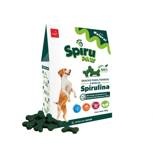 Snack para perros a base de Espirulina SPIRU PAW 180g