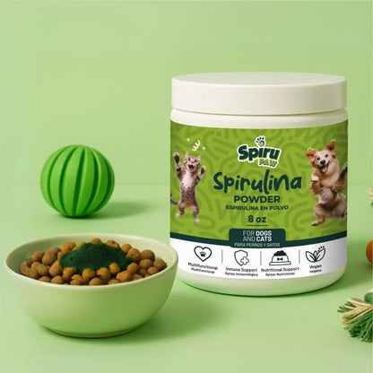 Espirulina en polvo SPIRU PAW para perros y gatos 227g + ENVÍO GRATIS A TODO EL PAÍS
